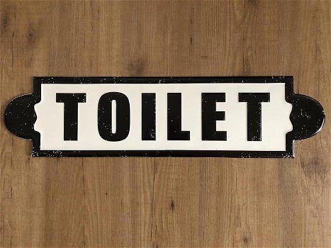 Toilet bord , wc aanduiding , wc , kado , exl - 0