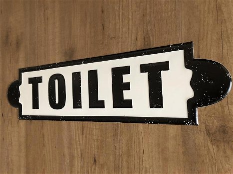 Toilet bord , wc aanduiding , wc , kado , exl - 3