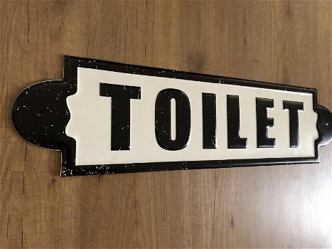 Toilet bord , wc aanduiding , wc , kado , exl - 4