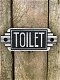 Bordje Toilet voor de deur , wc - 0 - Thumbnail