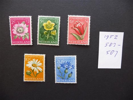 Nederland: 1952 nr 583-587 Zomerzegels (postfris) - 0