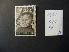 Nederland: 1951 nr 575 Zomerzegel (postfris)