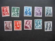 Nederland: 1943-44 nr 412-421 Zeehelden (postfris)