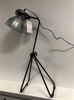 Industriële lamp , ,smeedijzer - 7