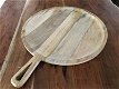 houten pizza pan , dienblad , pizza bord , kado - 4 - Thumbnail