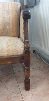 Degelijke antieke fauteuil - 5