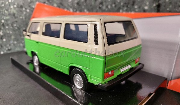 Volkswagen type 2 (T3) groen 1/24 Motormax - 2