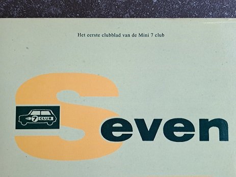 Mini 7 Club Clubblad 35 jaar 1962-1997 Austin Seven Club - Jubileumuitgave - 2
