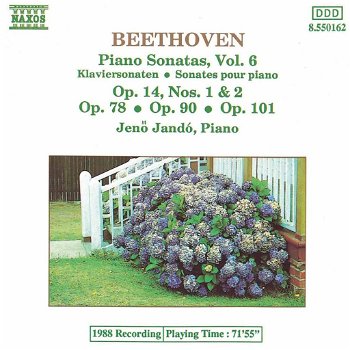 Jenö Jandó - Beethoven – Piano Sonatas, Vol. 6 (CD) Nieuw - 0