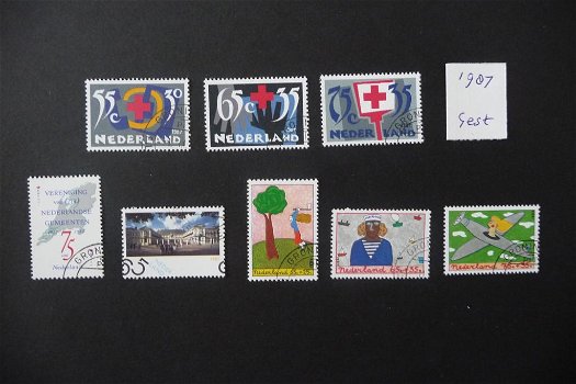 Nederland: 1987 nr Ned: Zegels 1987 postfris, maar gestempeld - 1