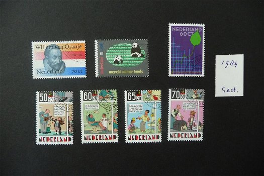 Nederland: 1984 nr Ned: Zegels 1984 postfris, maar gestempeld - 1