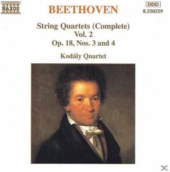 Kodály Quartet – Beethoven , String Quartets (Complete) Vol. 2 Op. 18, Nos. 3 And 4 (CD) Nieuw - 0