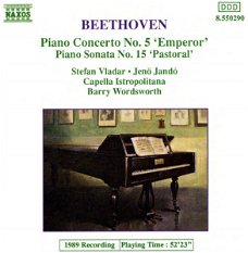 Stefan Vladar - Beethoven: Piano Concerto No 5, Sonata No 15 (CD) Nieuw