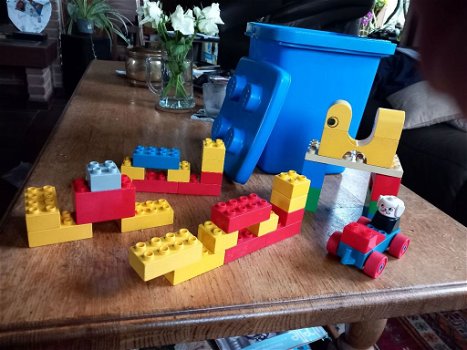 LEGO DUPLO - voor de kleine bouwer - in lego- opbergbox - 15,- per set - 0
