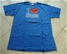 Nieuw blauw T-shirt met print I Love Gran Canaria (maat XXL) - 7 - Thumbnail