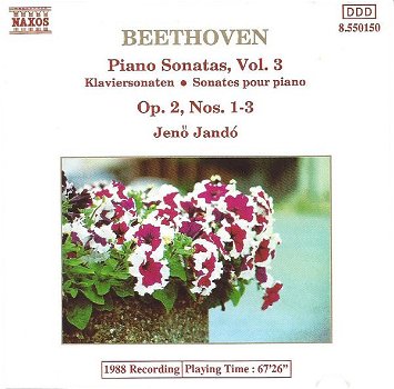 Jenö Jandó - Beethoven – Piano Sonatas, Vol. 3 (CD) Nieuw - 0