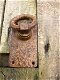 ring als poortsluiter-rust-bruin metaal.poortbeslag - 4 - Thumbnail