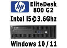 HP EliteDesk 800 G2 SFF PC Intel i5, 8GB, 120GB SSD, Win 11