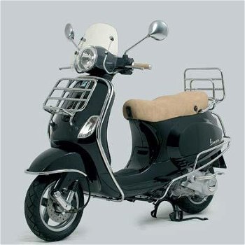 Zijscherm valbeugels Vespa Lx Lxv Origineel Chroom NIEUW - 0