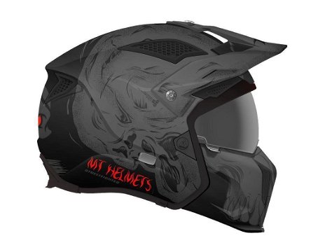 HELM MT|XL|STREETFIGHTER SV DARKNESS|ZWART|OP VOORRAAD|NIEUW ! - 2