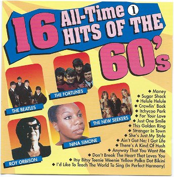 16 All-Time Hits Of The 60's - 1 (CD) Nieuw - 0