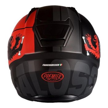 HELM MALOSSI|HM1 PREMIER|MAAT S 55/56 CM|ZWART NET NIEUW - 4