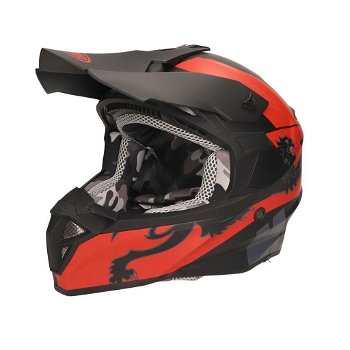 HELM MALOSSI & PREMIER|OFFICIAL CROSS|HM2|MAAT XL 61cm black/red - 5