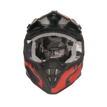 HELM MALOSSI & PREMIER|OFFICIAL CROSS|HM2|MAAT XL 61cm black/red - 7