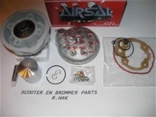 Cilinder Set 70 cc Airsal Aerox Minarelli Horiz. Lc 47.6 Alu