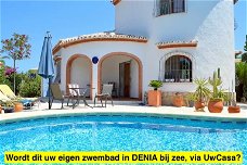 Uw eigen prachtige Villa in DENIA bij zee op perceel van 400 m2 met parking en