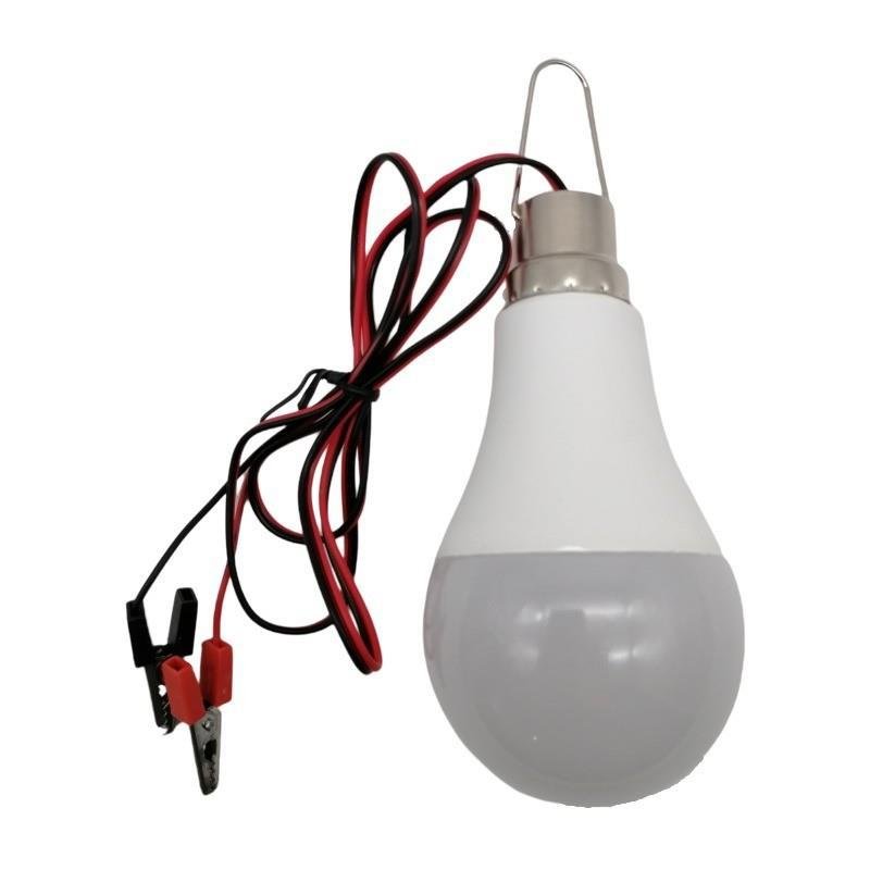 12 volt LED Bulb 12W warm wit met aansluitklem