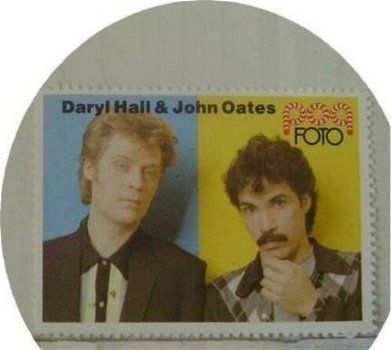 Popfoto zegel Daryl Hall & John Oates - 0