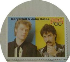 Popfoto zegel Daryl Hall & John Oates