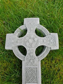 keltisch kruis, grafdecoratie - 1