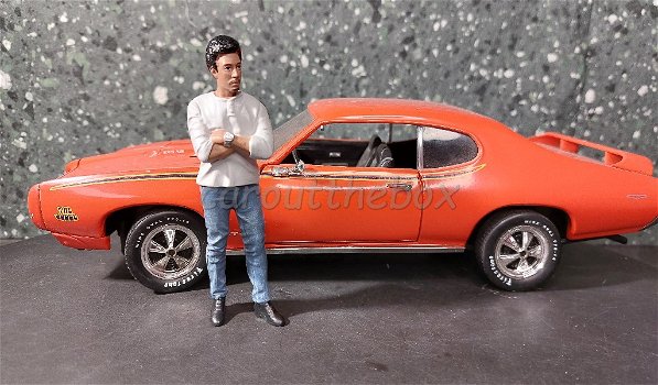 Diorama figuur Car Meet 3 figure 8 1:18 Amer. diorama AD299 - 0