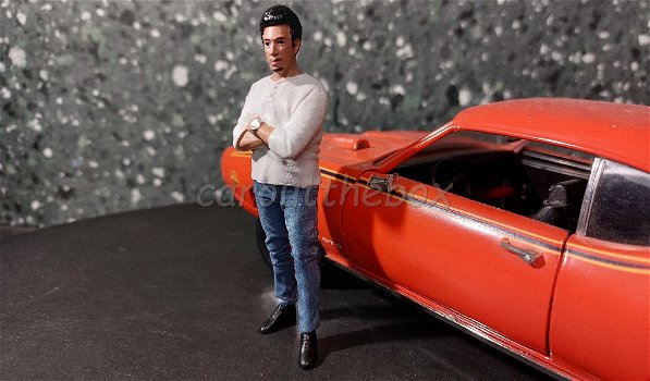 Diorama figuur Car Meet 3 figure 8 1:18 Amer. diorama AD299 - 1