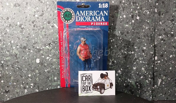 Diorama figuur Campers - Figure 1 1:18 Amer. diorama AD300 - 3