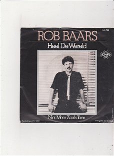 Single Rob Baars - Heel de wereld