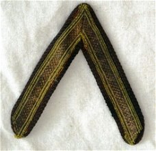 Rang Onderscheiding / Chevron, VT (Veldtenue), Sergeant, Koninklijke Landmacht, jaren'60.(Nr.1)