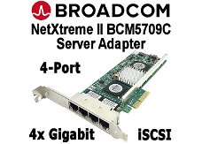 Broadcom NetXtreme II Quad-Port PCI-e Gigabit iSCSI Adapter