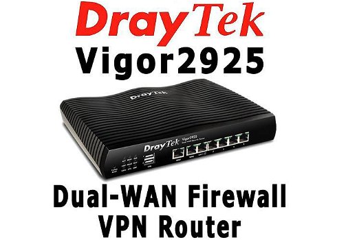 Draytek Vigor2925 Dual-WAN Kabel/Glasvezel Firewall Routers - 0