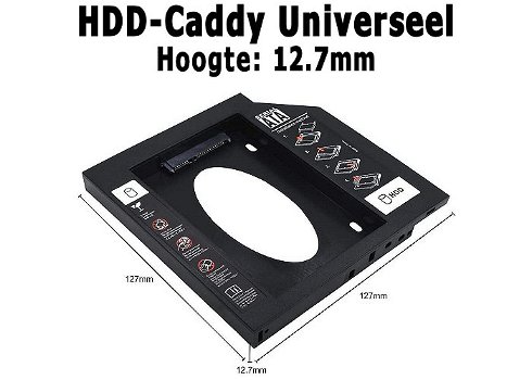 HDD Caddy | 2e 2.5 SATA HDD of SSD in MacBook of Laptop - 5