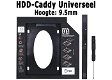 HDD Caddy 2e 2.5 SATA Harddisk of SSD in Laptop Notebook - 0 - Thumbnail