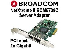Broadcom NetXtreme II Dual-Port Gigabit PCI-e Netwerk Kaart