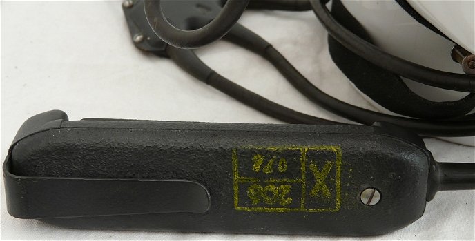 Koptelefoon / Headset, Operator, type Albiswerke Zürich A.G., Nederlandse Krijgsmacht, jaren'50/'60. - 4