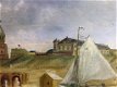 Prachtig Strandgezicht ''Oud Zandvoort'' 1903 Panorama. - 5 - Thumbnail