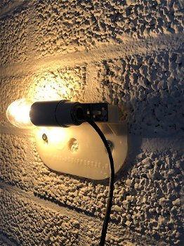 wandlamp in wit , klassie , gips - 5