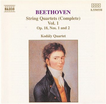 Kodály Quartet - Beethoven – String Quartets (Complete) Vol. 1: Op. 18, Nos. 1 And 2 (CD) Nieuw - 0