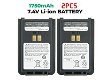New Battery Two-Way Radio Batteries YAESU 7.4V 1750mAh/12.95Wh - 0 - Thumbnail