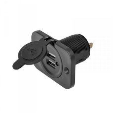 USB-inbouwdoos tweevoudig 2100mA 12V/24V